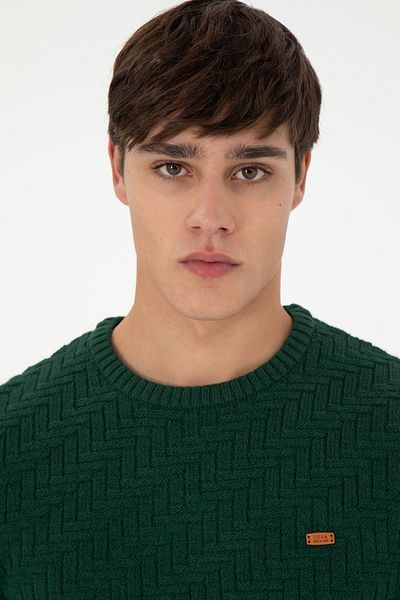 U.S. Polo Assn. Men's Dark Green Sweater 50297050 -Vr079