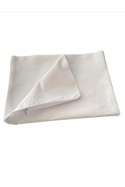 ce cottonevs Plain Cotton 2-Piece Zippered Pillow Inner Cover 50X70Cm