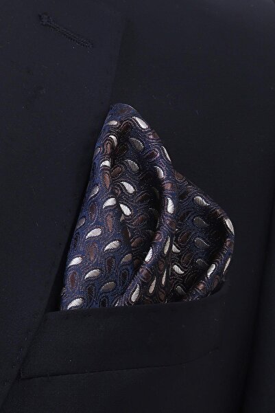 Esgue Ръчно изработена вратовръзка за кърпичка с капка, бежово кафе, 7,5 см