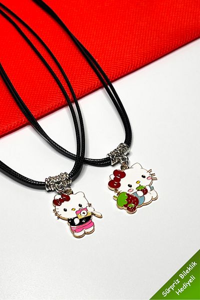 The Collection Hello Kitty Friendship Best Friends - Colorful Couple Necklace
