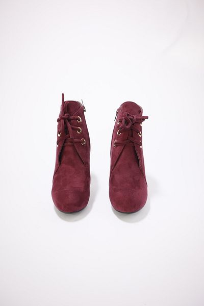 NEALDİN Women's Nubuck Long Heeled Shoes