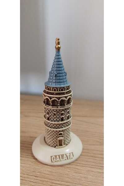 Hediye Seviyorum Galata Kulesi Biblo 11.5 cm BEJ