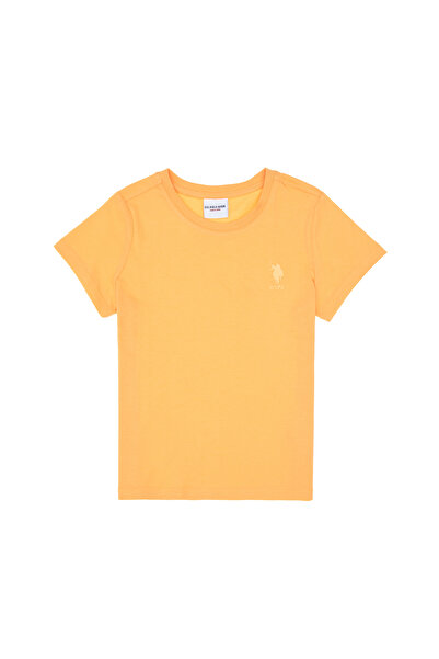 U.S. Polo Assn. Erkek Çocuk Kavun Basic Bisiklet Yaka Tişört 50306502-VR202