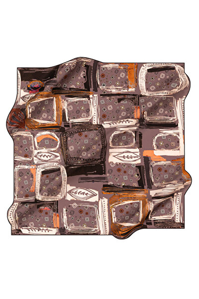 Aker 90X90 İpek Krep Saten