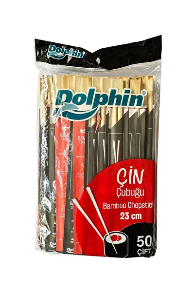 Dolphin Yıkanabilir Bambu Kore Japon Çin Yemek Çubuğu Chopsticks - 23 Cm. - 5...