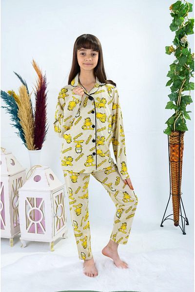 TNY Printed Girl's Pajama Set