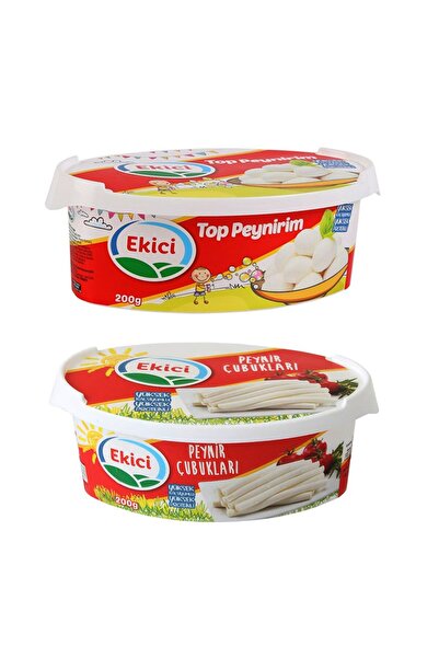 EKİCİ Top Peynirim 200 gr + Peynir Çubukları 200 gr 2 li Set