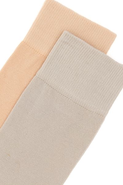 U.S. Polo Assn. Men's Stone Melange 2-Pack Socks 50299032 -Vr225