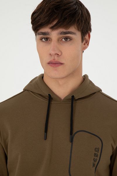 U.S. Polo Assn. Men's Khaki Sweatshirt 50293310 -Vr027