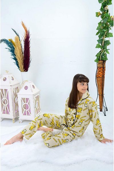 TNY Printed Girl's Pajama Set