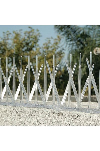 Bird B Gone Weatherproof Durable and Sturdy Plastic Bird Spikes 6ft