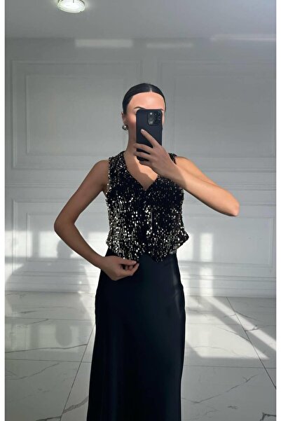 FEMİAS PUL PAYET YELEK