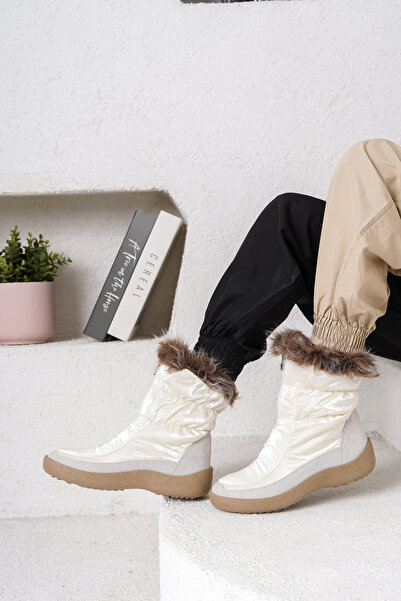 öz se shoes OLES Жіночі зимові чоботи з білим хутром