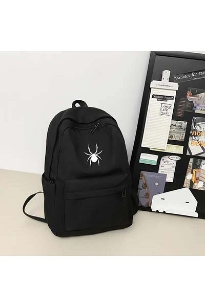 Touz Moda Spider Printed School, Θρανίο, Σακίδιο πλάτης μάθησης