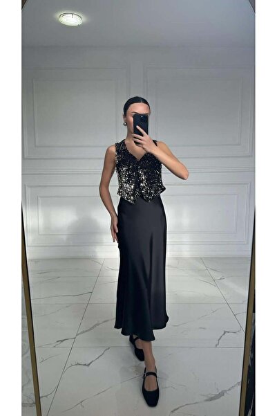 FEMİAS PUL PAYET YELEK