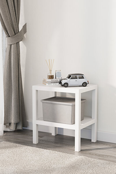 Heredot Mithra Life 2 Katlı Plastik Beyaz Banyo Mutfak Rafı Mıt1054