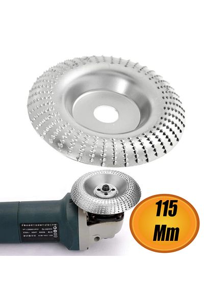 NUBLADO Wood Rasp Grinding Disc Stone (Hand Grinding Compatible) File Carving Wood Cutter Cutting Disc 115 Mm.