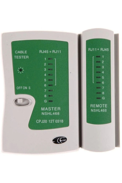 ANKTEK Rj45 Rj11  Network Test Cat internet Telefon Kablosu Test Aleti  (9V Pil Dâhil)