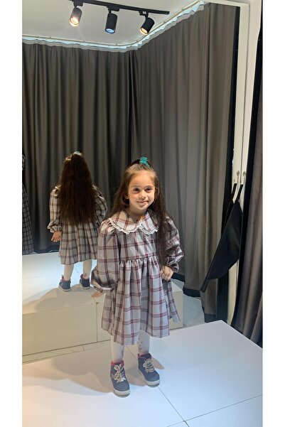 EKOSE KIZ ÇOCUK ELBİSESİ