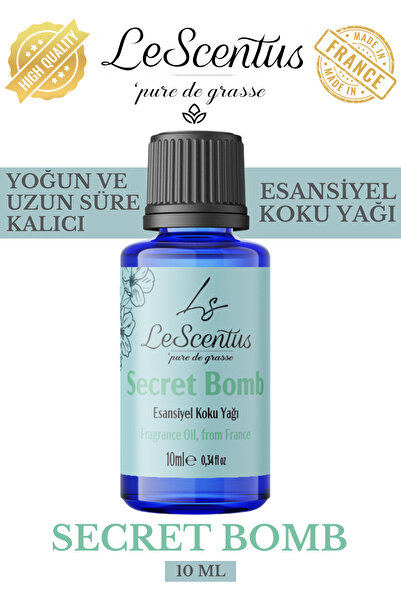 lescentus SECRET BOMB Esansiyel Koku Yağı Buhurdanlık Yağı Difüzör Hobi Esans...