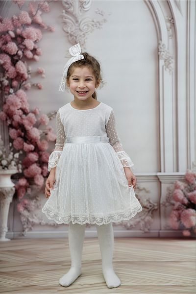 golden kids Rochie pentru fete Rochie cu cataramă pentru fete Rochie pentru fete Rochie pentru petrecere de nuntă pentru copii Rochie din dantelă din tul cu buline