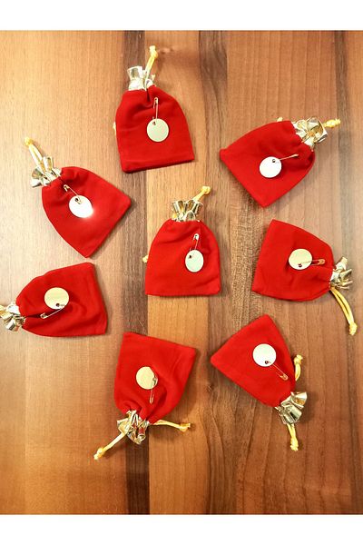 yörük tuhafiye 50Pcs Red Velvet Henna Dispenser Henna - for Wedding, Engagement and Gift