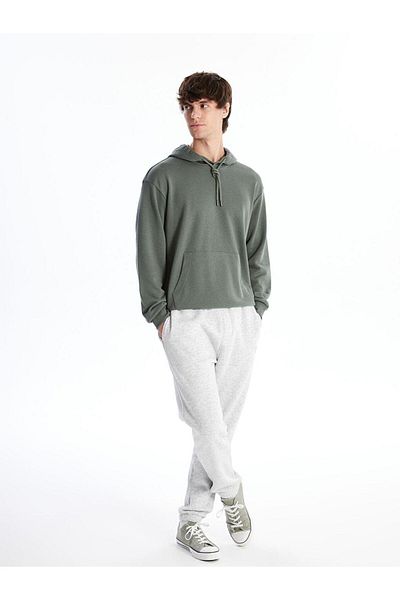 LC Waikiki Ανδρικό χοντρό Jogger φούτερ Casual White Standard Fit