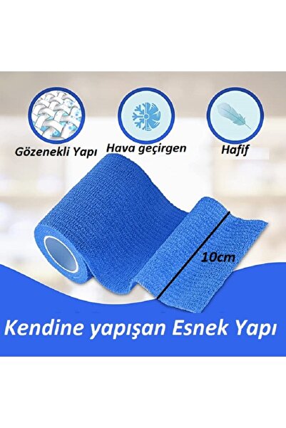 Life Care Kendine Yapışan Bandaj Mavi 10 Cm X 4,5 M Koban Bandaj