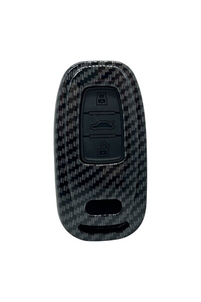 LUXE AKSESUAR Audi Smart - A4 - A5 - Q5 - A6 - A7 - A8 - Θήκη από ανθρακόνημα...