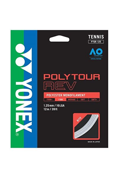 YONEX Poly Tour Rev 1.25 12M Beyaz Tenis Kordajı