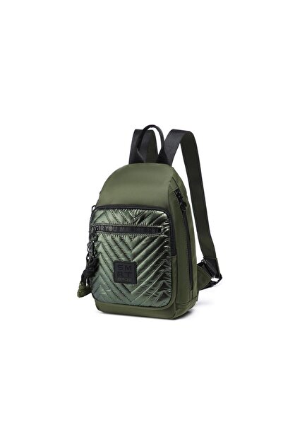SMART BAGS Shiny Fabric Small Size Women's Backpack with Straps 3247