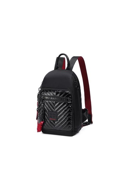 SMART BAGS Shiny Fabric Small Size Women's Backpack with Straps 3247