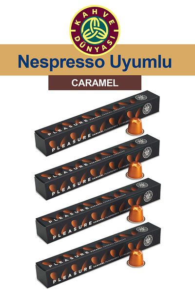 Kahve Dünyası 4 Caramel Flavored Capsules Coffee - Box of 10