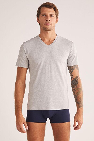 Kom Antonio V-Neck Cotton Men's Tshirt