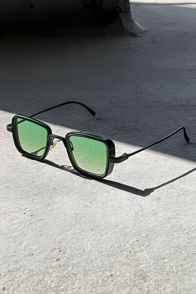 Eyesofia Leon Yeşil Unisex Titanyum Güneş Gözlüğü