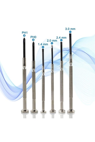 Kastore 6 Parça Mini Saatçi ve Telefoncu Onarım Tornavida Seti Hassas Tornavida Seti