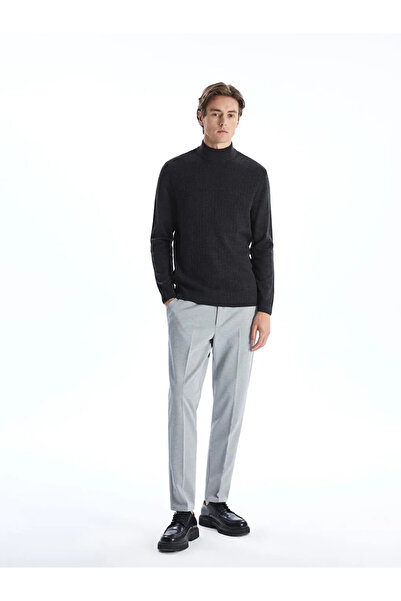 LC Waikiki Lcwaikiki Classic Anthracite Turtleneck Long Sleeve Men's Knitwear Sweater