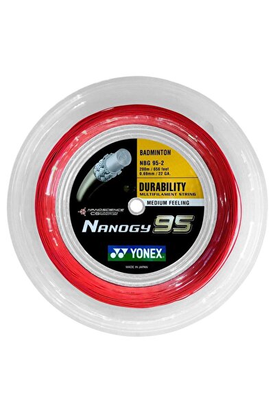 YONEX NBG 95 Badminton Kordajı 200 M Kırmızı