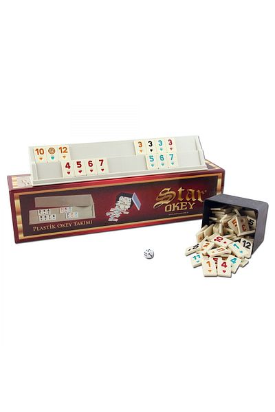 BE ACTİVE Sevim Ticaret Star Plastic Okey Set
