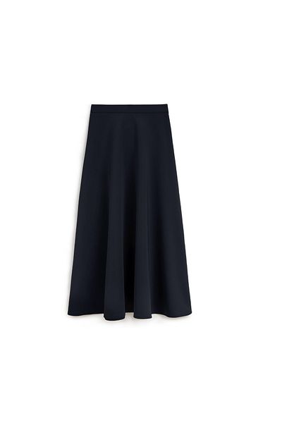 Molly Nelly Γυναικεία Puff Scuba Μαύρη Φούστα Hijab Flared