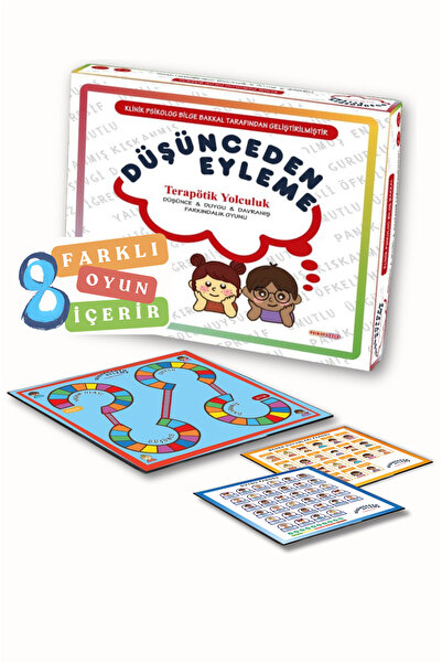 psikopuzzle Düşünceden Eyleme : Terapötik Yolculuk-Duygu Eğitim Kartları - Oy...