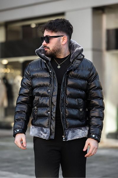 MODAEMAS ΑΝΔΡΙΚΟ ΦΟΥΣΚΩΤΟ ΔΕΡΜΑΤΙΝΟ ΠΑΝΙ ΜΕ ΛΕΠΤΟΜΕΡΗ ΚΑΤΑΣΚΕΥΗ ΣΤΟ ΚΑΤΑΣΤΡΟΦΟ