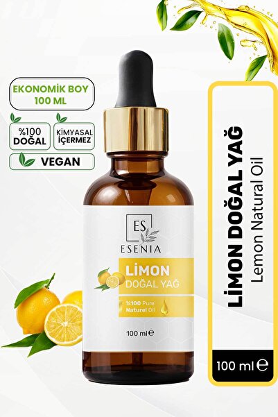 ES ESENIA Limon Yağı %100 Saf ve Doğal Bitkisel Uçucu Yağ Lemon Essential Oil...