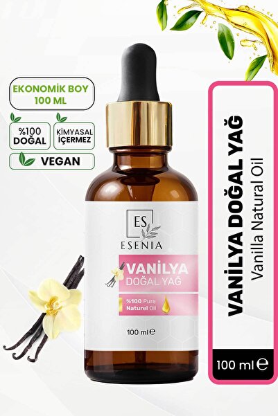 ES ESENIA Vanilya Yağı %100 Saf ve Doğal Bitkisel Uçucu Yağ Vanilla Essential...
