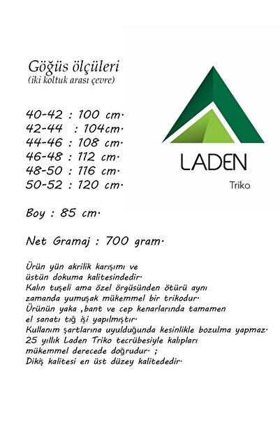 Laden Knitwear Women's Embroidered Pearl Zippered Long Mother Winter Khaki Thick Cardigan