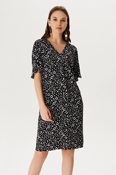 Naramaxx Kolları Volanlı Reglan Kol Elbise