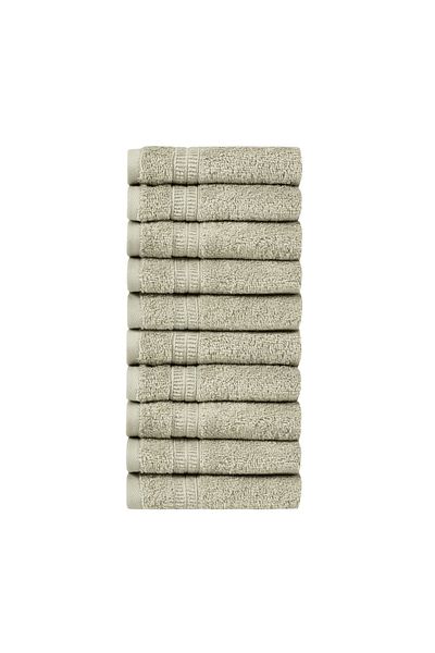 Homelover 10Pcs 100% Organic Cotton 30X30Cm Ultra Luxury Soft Bathroom Hand Towels - High Absorption Kitchen Towels