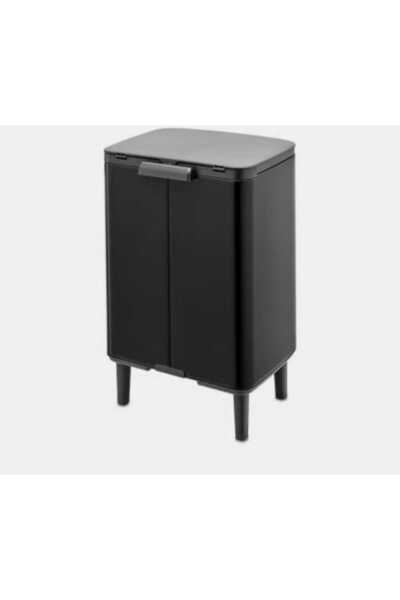 Brabantia BO HI MAT SİYAH AYAKLI ÇÖP KUTUSU 12L