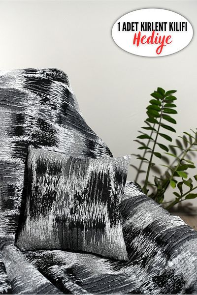 Rell Home قطعة واحدة من غطاء أريكة قطن 100% فاخر غير قابل للانزلاق مقاس 40 × 40 سم - غطاء متعدد الأغراض