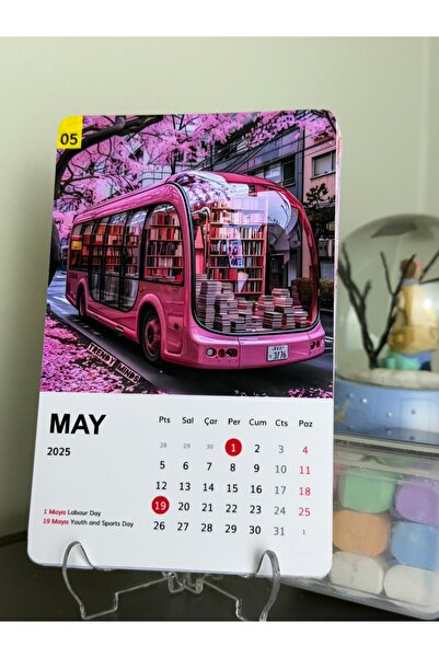 cakaybu Pink Tema 2026 GÜNCEL Masaüstü Takvim